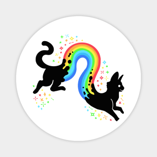 Rainbow Cat Snake 1 Magnet